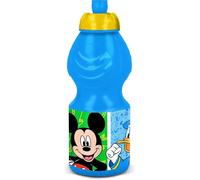 Tataway Botella deportiva Mickey Has Fun de 400 ml: ligera, práctica y resistente, con el divertido diseño de Mickey Mouse, perfecta para la escuela, el deporte y el ocio