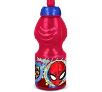 Tataway Botella deportiva Spiderman Mob Rules de 400 ml: práctica, ligera y superresistente, perfecta para cada aventura diaria con el aspecto dinámico del mítico Spider-Man