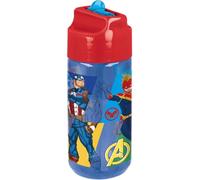 Tataway Botella Ecozen 430 ml Avengers - Botella para niños sin BPA con cierre de seguridad, antigoteo y diseño Marvel perfecta para la escuela, deportes y actividades diarias