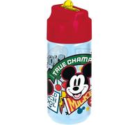 Tataway Botella Mickey Ecozen de 430 ml, botella térmica Disney sin BPA, reutilizable, ligera y compacta, ideal para la escuela, la oficina y los viajes