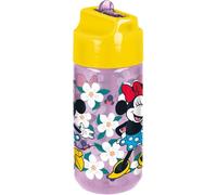 Tataway Botella Minnie Ecozen de 430 ml, botella térmica Disney sin BPA, reutilizable, ligera y compacta, ideal para la escuela, la oficina y los viajes