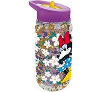 Tataway Botella Minnie Sprinker de 330 ml, botella reutilizable para niños, cierre a prueba de goteo, plástico duradero, producto oficial de Disney