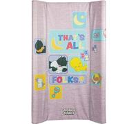 Tataway Cambiador Looney Tunes de Warner Bros con laterales y gráficos de Titti y Silvestro, cambiador de mesa para niños, medidas 81 x 50 x 9,5 cm