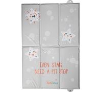 Tataway Cambiador portátil y plegable para bebés, cambiador de viaje impermeable y compacto, con bolsillos organizadores, suave y lavable, ideal para salidas y viajes