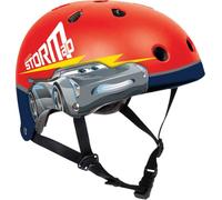 Tataway Casco de Bicicleta Infantil Nut Disney Cars con Orificios de ventilación, Anillas de Ajuste y Correas de fijación. Talla 53-55 cm (4-8 años)