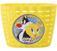 Cesta Objetos Ciclo niño niña Looney Tunes Titti Silvestro Azul Amarillo Accesorio Bici