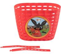 Tataway Cesta de Almacenamiento Unisex para Bicicletas con Conejito Bing Rojo para Bicicleta