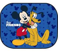 Tataway Cortinas Laterales de Coche de Mickey Mouse, 44 x 35 cm, sombrilla para niños con el gráfico Oficial de Mickey Mouse sobre Fondo Azul, protección Solar eficaz