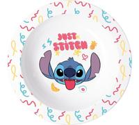 Tataway Cuenco para microondas Disney Stitch, tazón grande de plástico para sopa, pasta y cereales | Duradero, ligero y fácil de limpiar