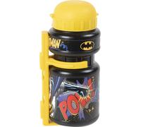 Tataway DC COMICS Botella Ciclo Batman 350ML Superhéroes Amarillo Negro 5x7 CM