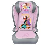 Tataway Disney Princesses i-Size R129, silla de coche para niños de 15 a 36 kg (3,5 a 12 años), 100 a 150 cm, grupo 2/3, se instala con cinturón de 3 puntos, rosa