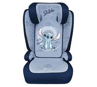 Tataway Disney Stitch i-Size R129, silla de coche infantil de 15 a 36 kg (3,5 a 12 años), 100 a 150 cm, grupo 2/3, se instala con cinturón de 3 puntos, azul claro