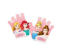Tataway Guantes de Bicicleta Disney Princess para niñas con Palma Reforzada y Ajuste de Velcro. Talla XS (4-8 años)