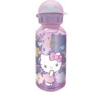 TataWay in viaggio si cresce Botella escolar Hello Kitty de 370 ml: compacta, colorida y segura para los niños, perfecta para mochilas y uso diario