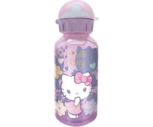TataWay in viaggio si cresce Botella escolar Hello Kitty de 370 ml: compacta, colorida y segura para los niños, perfecta para mochilas y uso diario