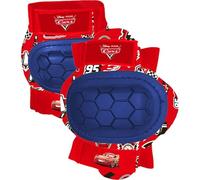 Tataway Kit Infantil Disney Cars con Coderas y Rodilleras para Deportes sobre Ruedas, patinetas y patinetes. Talla XS (3-6 años)