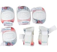 Tataway Kit Infantil Disney Frozen con Coderas, Rodilleras y muñequeras para Deportes sobre Ruedas, patinetas y patinetes. Talla XS (3-6 años)