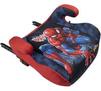 Marvel Spiderman Asiento Elevador para Auto con Conectores ISOFIX i-Size ECE R129. Alzador Coche para la seguridad de niños con una altura de 125-150 cm. Asiento con graficos de Spiderman, fondo azul.