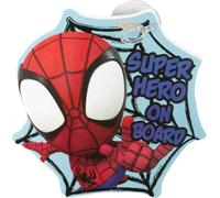 Tataway Marvel Spidey Baby On Board con diseño de Spidey, forma de telaraña y ventosa - Señal de bebé a bordo, 11546