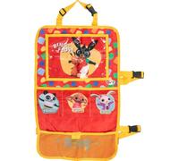 Tataway Organizador de coche rojo Bing, organizador de tabletas, protector de asiento de coche con los bonitos Bing, Flop, Pando, Sula y Coco