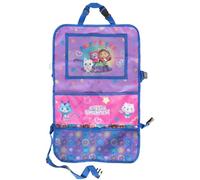 Tataway Organizer Gabby's Dollhouse para Coches Infantiles, Organizador de Asiento Trasero con Bolsillos de Almacenamiento y Soporte para tabletas, Protector de Asiento con reposacabezas para Viajes