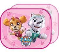 TATAWAY Par de toldos Laterales de la Patrulla Canina de 44 x 35 cm, Protector Solar Rosa con gráficos Oficiales para niñas | Accesorio de Coche de 2 Piezas