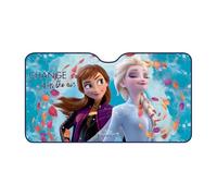 TATAWAY Parasol delantero de coche Frozen II – 130 x 70 cm, protector solar plegable Disney