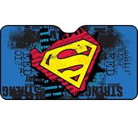Tataway Parasol Delantero de Coche Superman de 130 x 70 cm, Protector Solar para Parabrisas con Estampado de superhéroes de DC Comics | Man of Steel Rojo, Azul y Amarillo