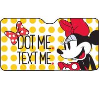 Tataway Parasol Delantero Minnie de 150 x 80 cm para SUV, protección Solar eficaz con gráficos Oficiales de Disney para niñas, Duradera y fácil de Usar