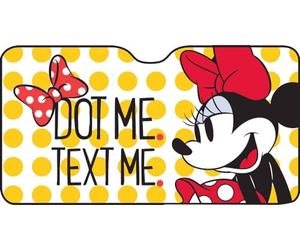 Tataway Parasol Delantero Minnie de 150 x 80 cm para SUV, protección Solar eficaz con gráficos Oficiales de Disney para niñas, Duradera y fácil de Usar