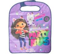 Tataway Protector de Asiento de Coche Infantil Gabby's Dollhouse, Funda de Asiento Trasero de PVC Universal y Duradera con Bolsillos y reposacabezas, Protege el Asiento del Coche contra la Suciedad y