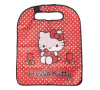 Tataway Protector Universal para Asiento de Coche Hello Kitty, Funda de Asiento Infantil de PVC Lavable con Bolsillos y Ganchos Ajustables