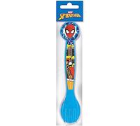 Tataway Set de 2 cubiertos azules para niños de plástico con cuchara y tenedor Spiderman Spider-Man, color azul