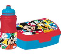 TATAWAY Set De Botella Disney 380 ml Y Caja Para Sándwich Roja Para Niños
