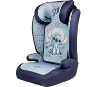 Tataway Disney Stitch i-Size R129, silla de coche infantil de 15 a 36 kg (3,5 a 12 años), 100 a 150 cm, grupo 2/3, se instala con cinturón de 3 puntos, azul claro