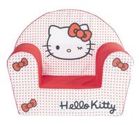 Tataway Sillón Hello Kitty para niñas, Silla de Dormitorio ergonómica y extraíble, diseño Rosa y Blanco con carácter Oficial de Sanrio, Comodidad y Estilo para Muebles Infantiles