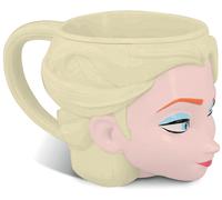 TATAWAY Taza Para Niñas Frozen Con Personaje 3D Elsa 210 ml