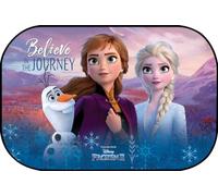 Tataway Toldo Lateral Largo para Coche Individual Frozen, 60 x 40 cm, protección Solar para niñas con Estampado Oficial de Disney de Anna y Elsa, Plegable y fácil de Montar
