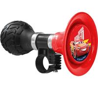 Tataway Trompeta de Bicicleta Infantil Disney Cars con Cuerpo de Metal y Bomba de plástico Blando, Color Rojo