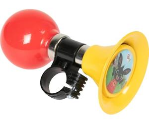 Tataway Trompeta de Bicicleta para bebé Unisex, roja y Amarilla, con diseño de Conejo Bing para Bicicleta