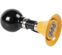 Tataway Trompeta para bebé Batman Man, murciélago, superhéroe DC Comics, Bicicleta Negra y Amarilla