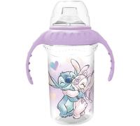 Tataway Vaso de viaje Stitch de 330 ml, tapa antigoteo, para bebidas frías o calientes, portátil y compacto.