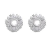 TATAY 1103900 - Twister, Recambio Mocho Fregona, 100% Microfibra, Blanco (Paquete de 2)