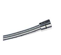 TATAY Manguera de Ducha Dual Flex Extensible, 1.7M a 2.3M, Flexo de Latón, Acero inoxidable Tipo 301, Rosca Universal G 1/2", Cromado