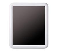 Tatay Espejo Rectangular, con Marco de plástico Blanco Brillante. Medidas 55 x 4,3 x 65 cm