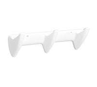 TATAY 6630801 - Olympia Colgador Triple para baño, Plástico Polipropileno, Blanco, 10.50x6.50x36.50 cm