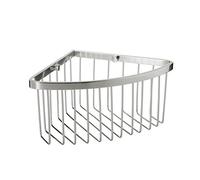 Tatay Cestillo Aluminium, de Aluminio Brillante, de diseño Moderno, rinconero y de Gran Capacidad, envases Familiares. Doble Sistema de fijación, Tornillos y Quick Fix, sin taladrar