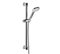 TATAY Alcachofa de Ducha 1,5 m Plástico ABS Fácil de Limpiar Ahorro de Agua | Alcachofa Ducha | Diámetro 10 cm | Sistema Antical | Acabado Cromado | 1 Posición | Kit de Marina con Barra, Cromado
