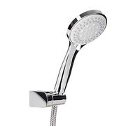 Tatay Kit ducha Malmo - Alcachofa 10 cm ABS, 3 posiciones, antical, ahorro de agua, flexo 1,5 m