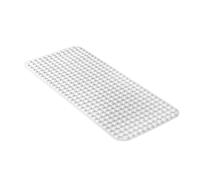 TATAY Alfombra Bañera Antideslizante | 50% Material Reciclado | Ventosas de Alta Sujeción y Sensación Placentera Durabilidad | Tacto Suave y Cómodo | 92 x 42 cm - Blanco